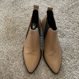 Sol Sana tan Bruno booties